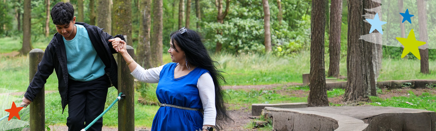 Bilkis and foster child