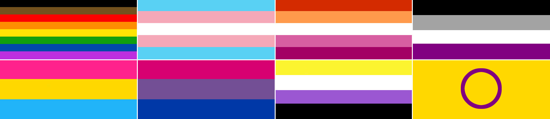 LGBT+ flags