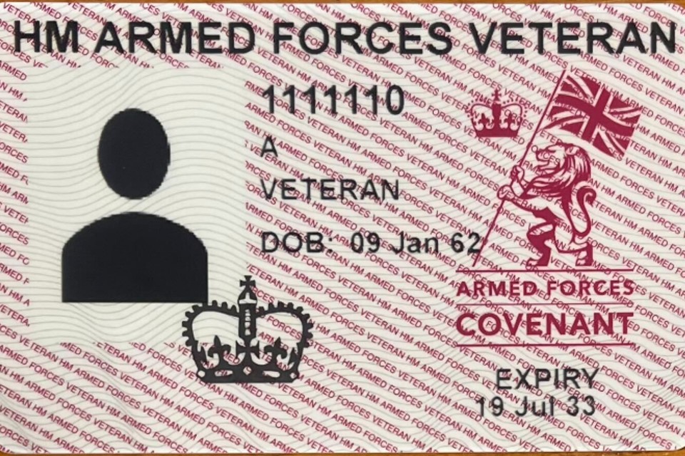 Apply for a Veterans Card
