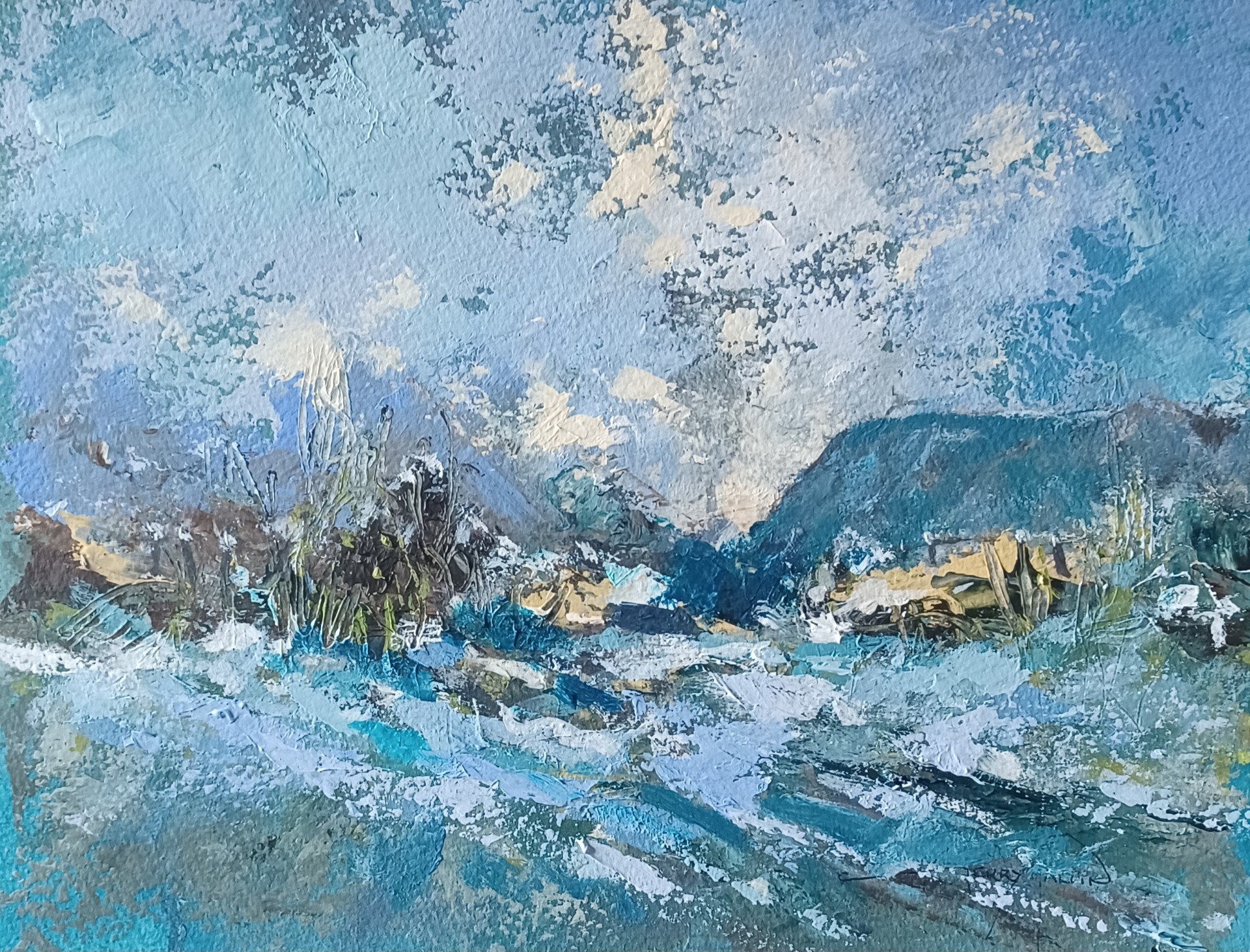 Winter Snow, Noon Hill, Anglezarke by Gerry Halpin