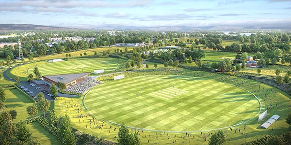 Artists view of the proposed pitches
